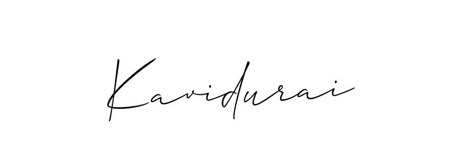 Create a beautiful signature design for name Kavidurai. With this signature (Allison_Script) fonts, you can make a handwritten signature for free. Kavidurai signature style 2 images and pictures png