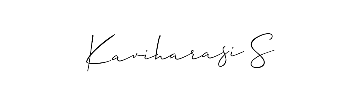 Check out images of Autograph of Kaviharasi S name. Actor Kaviharasi S Signature Style. Allison_Script is a professional sign style online. Kaviharasi S signature style 2 images and pictures png