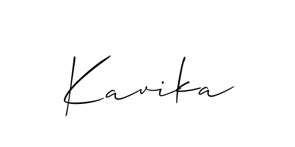 Make a beautiful signature design for name Kavika. Use this online signature maker to create a handwritten signature for free. Kavika signature style 2 images and pictures png
