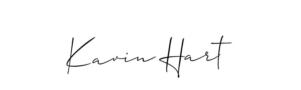 How to Draw Kavin Hart signature style? Allison_Script is a latest design signature styles for name Kavin Hart. Kavin Hart signature style 2 images and pictures png