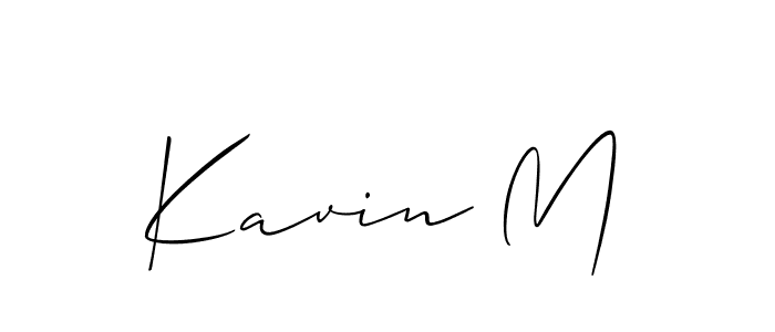 You can use this online signature creator to create a handwritten signature for the name Kavin M. This is the best online autograph maker. Kavin M signature style 2 images and pictures png