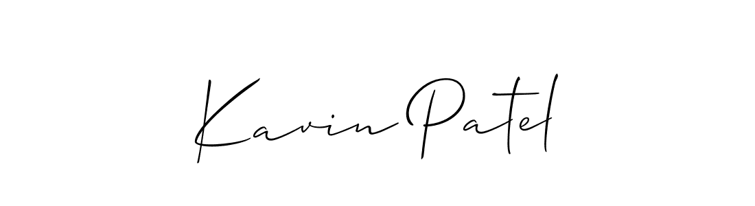 Make a beautiful signature design for name Kavin Patel. Use this online signature maker to create a handwritten signature for free. Kavin Patel signature style 2 images and pictures png