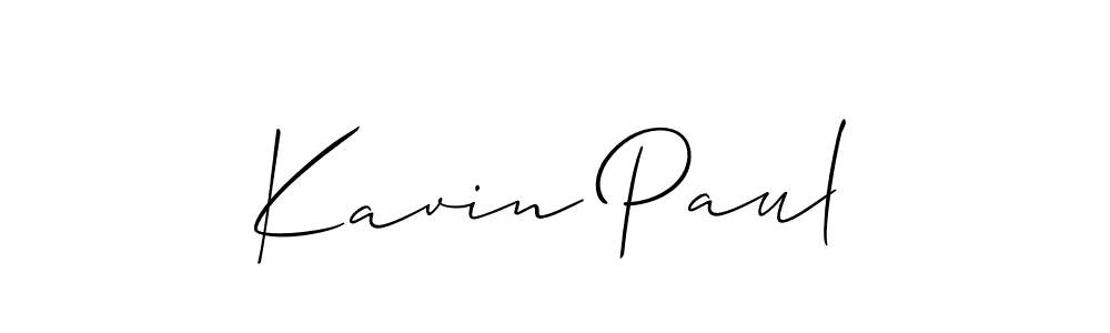 Similarly Allison_Script is the best handwritten signature design. Signature creator online .You can use it as an online autograph creator for name Kavin Paul. Kavin Paul signature style 2 images and pictures png