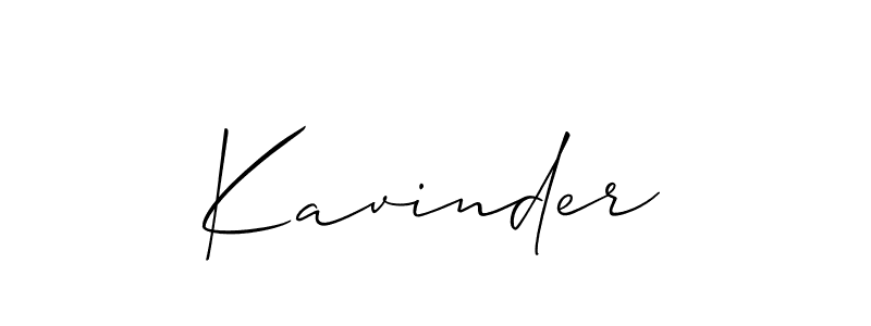 Best and Professional Signature Style for Kavinder. Allison_Script Best Signature Style Collection. Kavinder signature style 2 images and pictures png