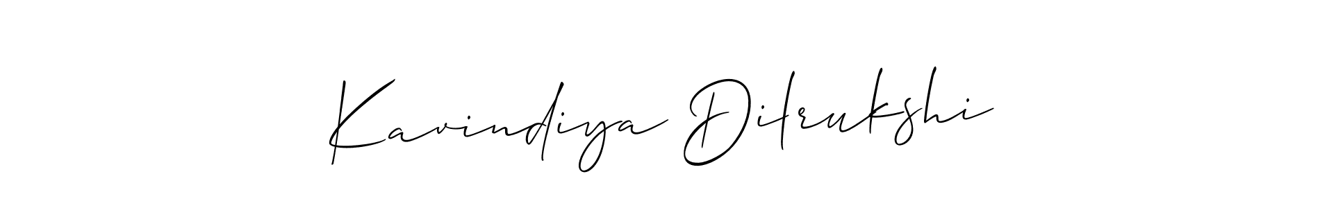 if you are searching for the best signature style for your name Kavindiya Dilrukshi. so please give up your signature search. here we have designed multiple signature styles  using Allison_Script. Kavindiya Dilrukshi signature style 2 images and pictures png