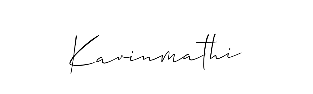 You should practise on your own different ways (Allison_Script) to write your name (Kavinmathi) in signature. don't let someone else do it for you. Kavinmathi signature style 2 images and pictures png