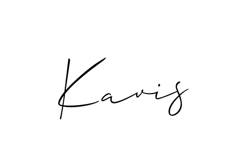 Design your own signature with our free online signature maker. With this signature software, you can create a handwritten (Allison_Script) signature for name Kavis. Kavis signature style 2 images and pictures png