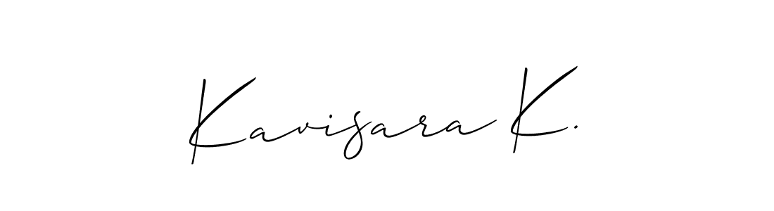 Here are the top 10 professional signature styles for the name Kavisara K.. These are the best autograph styles you can use for your name. Kavisara K. signature style 2 images and pictures png