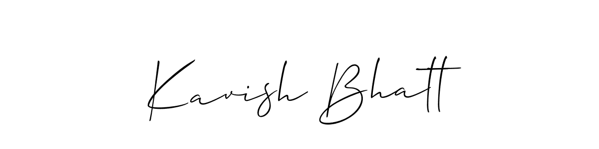 This is the best signature style for the Kavish Bhatt name. Also you like these signature font (Allison_Script). Mix name signature. Kavish Bhatt signature style 2 images and pictures png