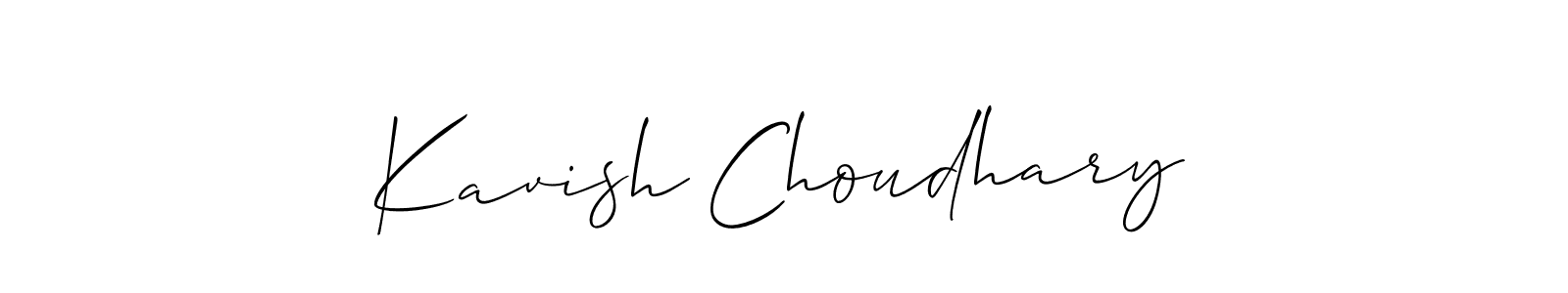 It looks lik you need a new signature style for name Kavish Choudhary. Design unique handwritten (Allison_Script) signature with our free signature maker in just a few clicks. Kavish Choudhary signature style 2 images and pictures png