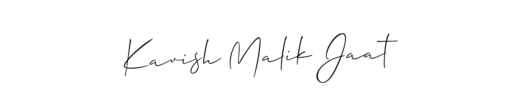 How to Draw Kavish Malik Jaat signature style? Allison_Script is a latest design signature styles for name Kavish Malik Jaat. Kavish Malik Jaat signature style 2 images and pictures png