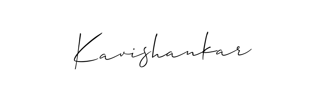 How to make Kavishankar signature? Allison_Script is a professional autograph style. Create handwritten signature for Kavishankar name. Kavishankar signature style 2 images and pictures png