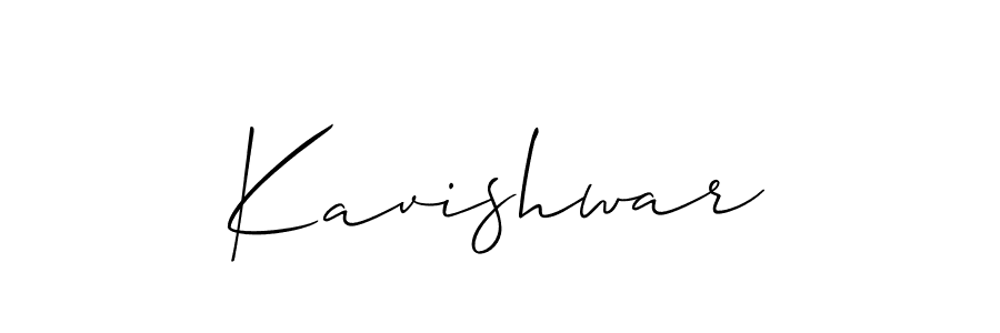 Kavishwar stylish signature style. Best Handwritten Sign (Allison_Script) for my name. Handwritten Signature Collection Ideas for my name Kavishwar. Kavishwar signature style 2 images and pictures png