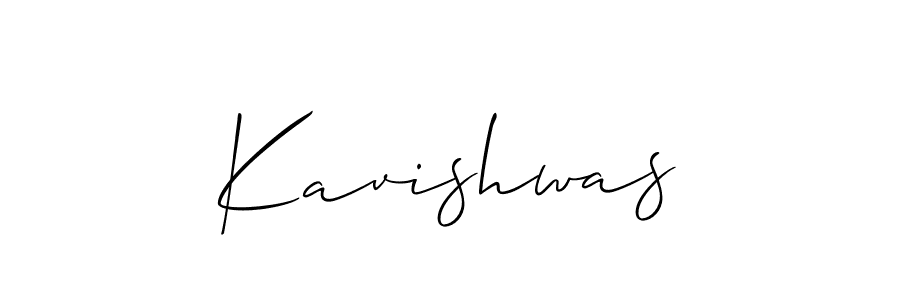 How to make Kavishwas name signature. Use Allison_Script style for creating short signs online. This is the latest handwritten sign. Kavishwas signature style 2 images and pictures png