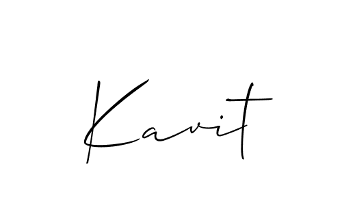 Best and Professional Signature Style for Kavit. Allison_Script Best Signature Style Collection. Kavit signature style 2 images and pictures png