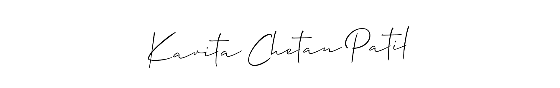 Also You can easily find your signature by using the search form. We will create Kavita Chetan Patil name handwritten signature images for you free of cost using Allison_Script sign style. Kavita Chetan Patil signature style 2 images and pictures png