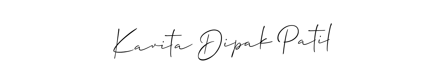 Best and Professional Signature Style for Kavita Dipak Patil. Allison_Script Best Signature Style Collection. Kavita Dipak Patil signature style 2 images and pictures png