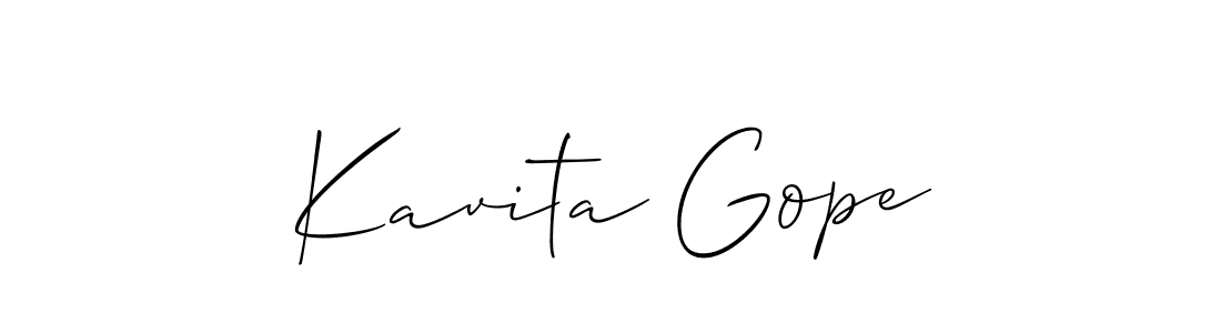 Check out images of Autograph of Kavita Gope name. Actor Kavita Gope Signature Style. Allison_Script is a professional sign style online. Kavita Gope signature style 2 images and pictures png