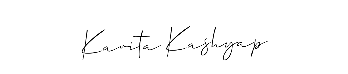 Also You can easily find your signature by using the search form. We will create Kavita Kashyap name handwritten signature images for you free of cost using Allison_Script sign style. Kavita Kashyap signature style 2 images and pictures png