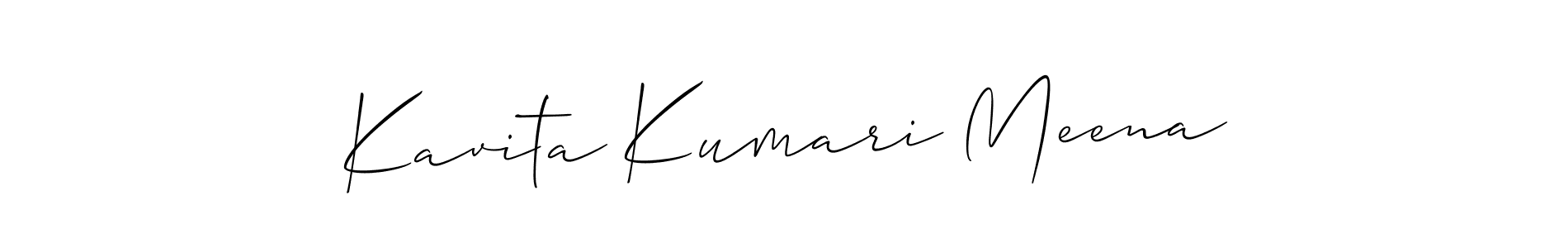Best and Professional Signature Style for Kavita Kumari Meena. Allison_Script Best Signature Style Collection. Kavita Kumari Meena signature style 2 images and pictures png