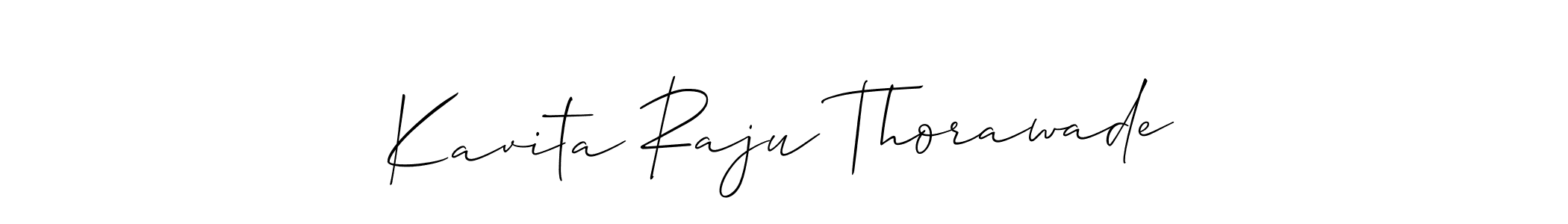 Best and Professional Signature Style for Kavita Raju Thorawade. Allison_Script Best Signature Style Collection. Kavita Raju Thorawade signature style 2 images and pictures png