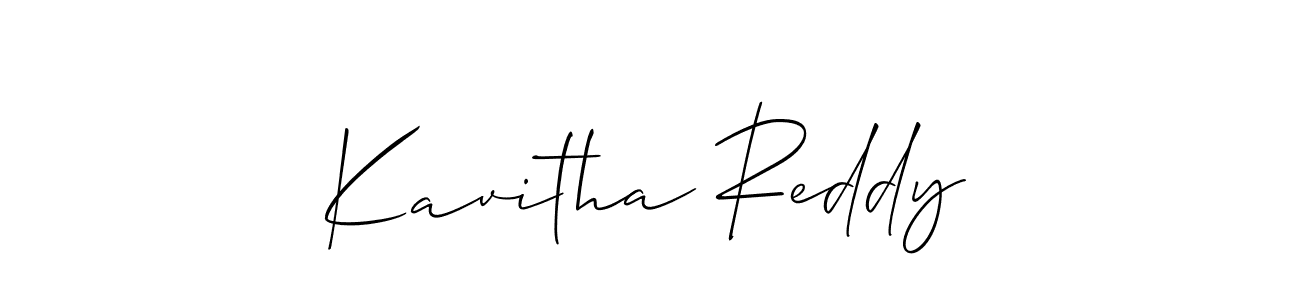 Make a beautiful signature design for name Kavitha Reddy. Use this online signature maker to create a handwritten signature for free. Kavitha Reddy signature style 2 images and pictures png