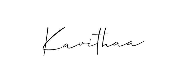 It looks lik you need a new signature style for name Kavithaa. Design unique handwritten (Allison_Script) signature with our free signature maker in just a few clicks. Kavithaa signature style 2 images and pictures png