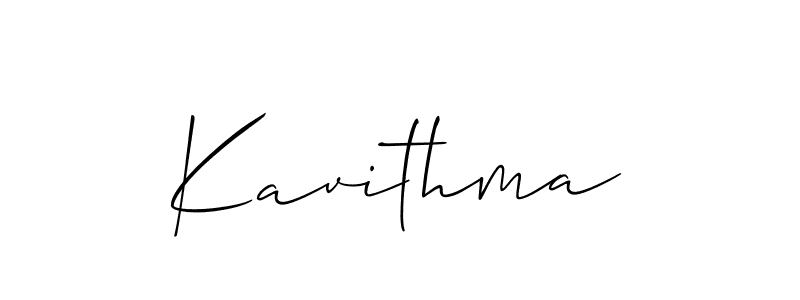 It looks lik you need a new signature style for name Kavithma. Design unique handwritten (Allison_Script) signature with our free signature maker in just a few clicks. Kavithma signature style 2 images and pictures png