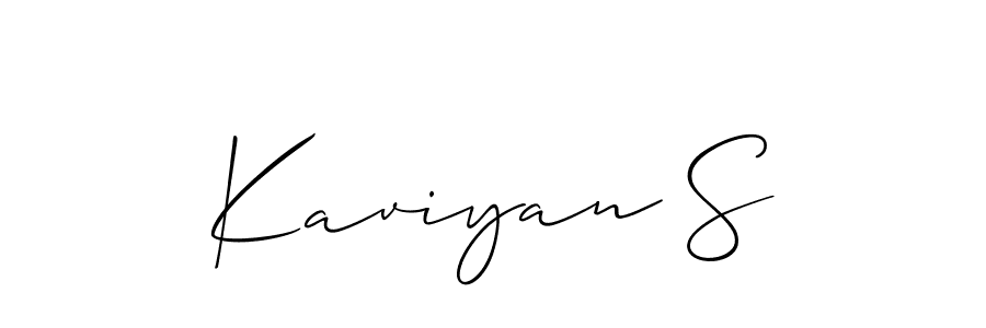 Here are the top 10 professional signature styles for the name Kaviyan S. These are the best autograph styles you can use for your name. Kaviyan S signature style 2 images and pictures png