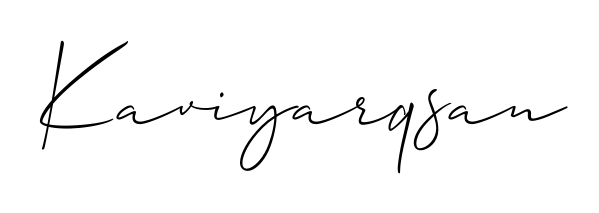 How to make Kaviyarqsan name signature. Use Allison_Script style for creating short signs online. This is the latest handwritten sign. Kaviyarqsan signature style 2 images and pictures png