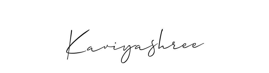 Also You can easily find your signature by using the search form. We will create Kaviyashree name handwritten signature images for you free of cost using Allison_Script sign style. Kaviyashree signature style 2 images and pictures png