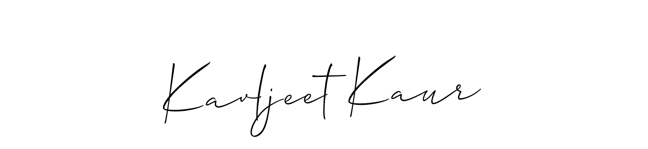 You should practise on your own different ways (Allison_Script) to write your name (Kavljeet Kaur) in signature. don't let someone else do it for you. Kavljeet Kaur signature style 2 images and pictures png