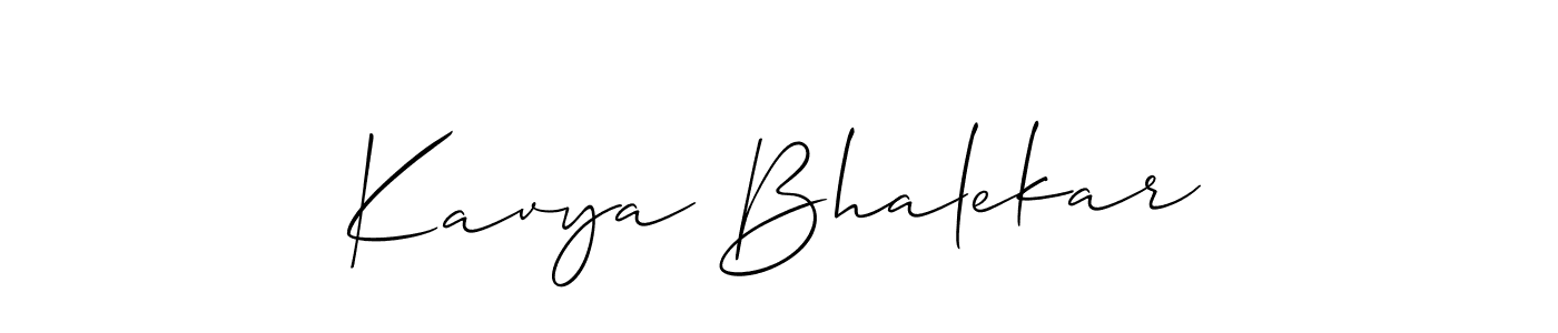 Once you've used our free online signature maker to create your best signature Allison_Script style, it's time to enjoy all of the benefits that Kavya Bhalekar name signing documents. Kavya Bhalekar signature style 2 images and pictures png