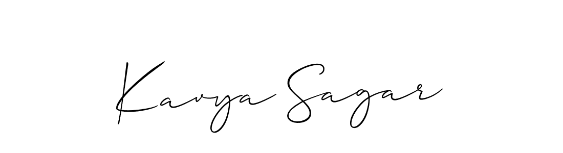 How to Draw Kavya Sagar signature style? Allison_Script is a latest design signature styles for name Kavya Sagar. Kavya Sagar signature style 2 images and pictures png