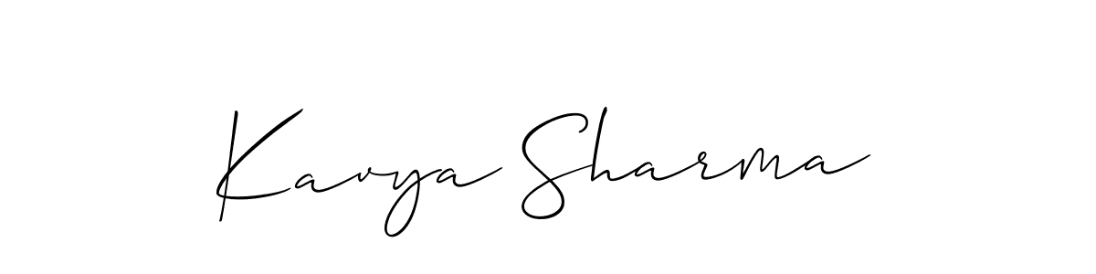 You can use this online signature creator to create a handwritten signature for the name Kavya Sharma. This is the best online autograph maker. Kavya Sharma signature style 2 images and pictures png