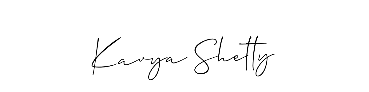 How to Draw Kavya Shetty signature style? Allison_Script is a latest design signature styles for name Kavya Shetty. Kavya Shetty signature style 2 images and pictures png