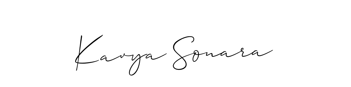 See photos of Kavya Sonara official signature by Spectra . Check more albums & portfolios. Read reviews & check more about Allison_Script font. Kavya Sonara signature style 2 images and pictures png