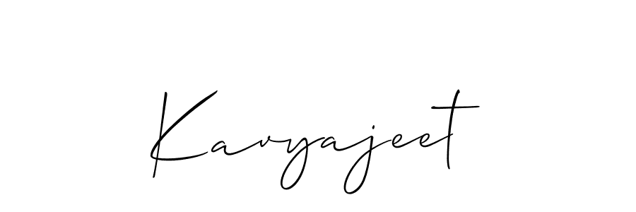 Make a beautiful signature design for name Kavyajeet. With this signature (Allison_Script) style, you can create a handwritten signature for free. Kavyajeet signature style 2 images and pictures png