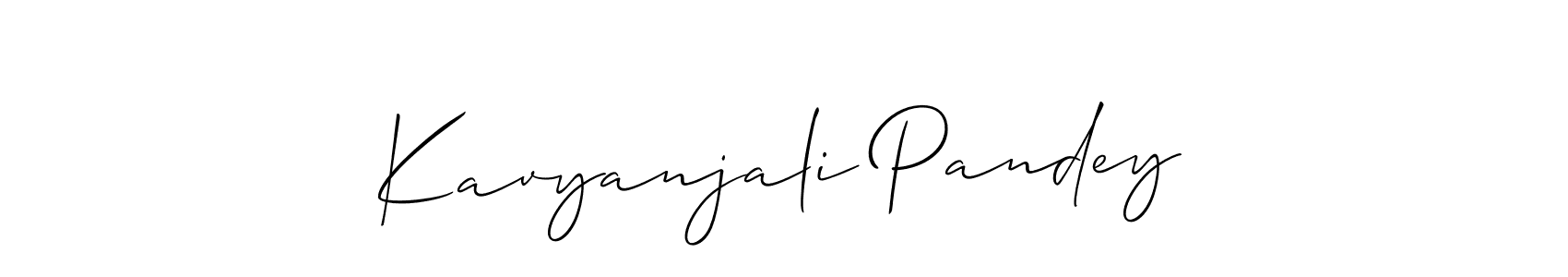 Best and Professional Signature Style for Kavyanjali Pandey. Allison_Script Best Signature Style Collection. Kavyanjali Pandey signature style 2 images and pictures png