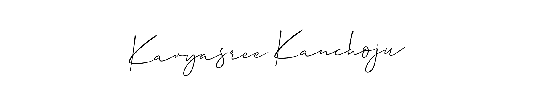 Once you've used our free online signature maker to create your best signature Allison_Script style, it's time to enjoy all of the benefits that Kavyasree Kanchoju name signing documents. Kavyasree Kanchoju signature style 2 images and pictures png