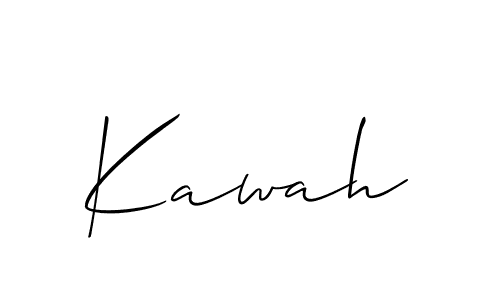 How to make Kawah name signature. Use Allison_Script style for creating short signs online. This is the latest handwritten sign. Kawah signature style 2 images and pictures png