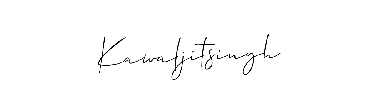 Make a short Kawaljitsingh signature style. Manage your documents anywhere anytime using Allison_Script. Create and add eSignatures, submit forms, share and send files easily. Kawaljitsingh signature style 2 images and pictures png