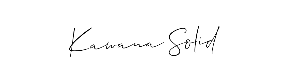 Also You can easily find your signature by using the search form. We will create Kawana Solid name handwritten signature images for you free of cost using Allison_Script sign style. Kawana Solid signature style 2 images and pictures png