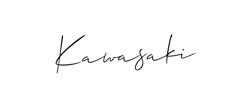 Best and Professional Signature Style for Kawasaki. Allison_Script Best Signature Style Collection. Kawasaki signature style 2 images and pictures png