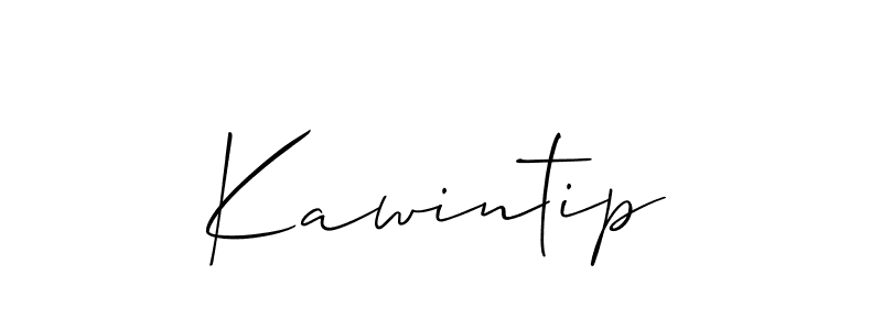 How to Draw Kawintip signature style? Allison_Script is a latest design signature styles for name Kawintip. Kawintip signature style 2 images and pictures png