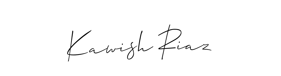 This is the best signature style for the Kawish Riaz name. Also you like these signature font (Allison_Script). Mix name signature. Kawish Riaz signature style 2 images and pictures png