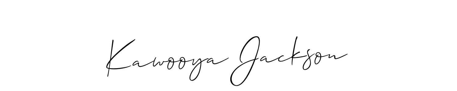 if you are searching for the best signature style for your name Kawooya Jackson. so please give up your signature search. here we have designed multiple signature styles  using Allison_Script. Kawooya Jackson signature style 2 images and pictures png