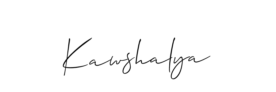 if you are searching for the best signature style for your name Kawshalya. so please give up your signature search. here we have designed multiple signature styles  using Allison_Script. Kawshalya signature style 2 images and pictures png