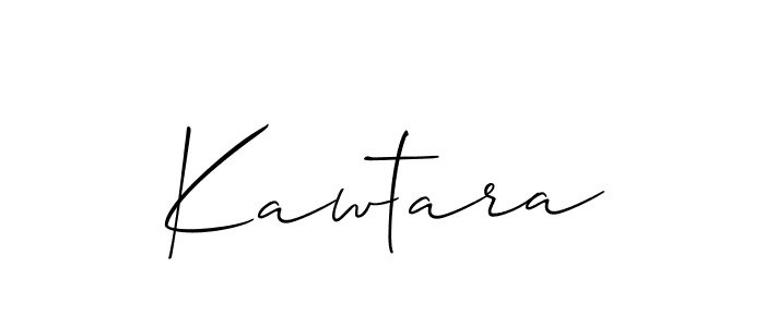 if you are searching for the best signature style for your name Kawtara. so please give up your signature search. here we have designed multiple signature styles  using Allison_Script. Kawtara signature style 2 images and pictures png