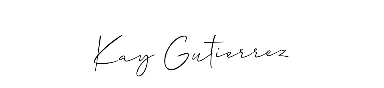 Make a beautiful signature design for name Kay Gutierrez. Use this online signature maker to create a handwritten signature for free. Kay Gutierrez signature style 2 images and pictures png